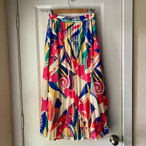 Flying Tomato Geometric Midi Skirt, Small